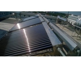 Dàn máy nước nóng năng lượng mặt trời module đôi