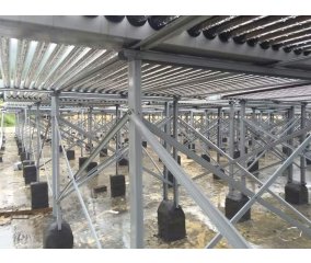 Dàn chân của dàn máy nước nóng năng lượng mặt trời